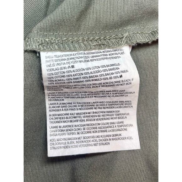 Vans Women's Green Cargo Jacket w/ Drawstring Size Small - Picture 4 of 5